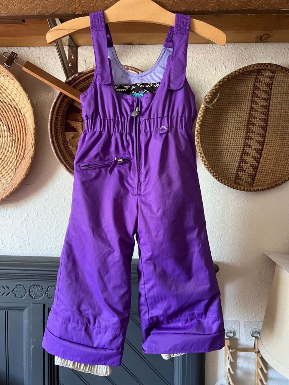 Purple Obermeyer Snoverall snow pants/bib 2T